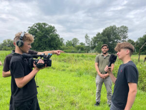 GreenCut-JUMP und Naturwacht begleiten Schülerfilmprojekt im Nationalpark Unteres Odertal