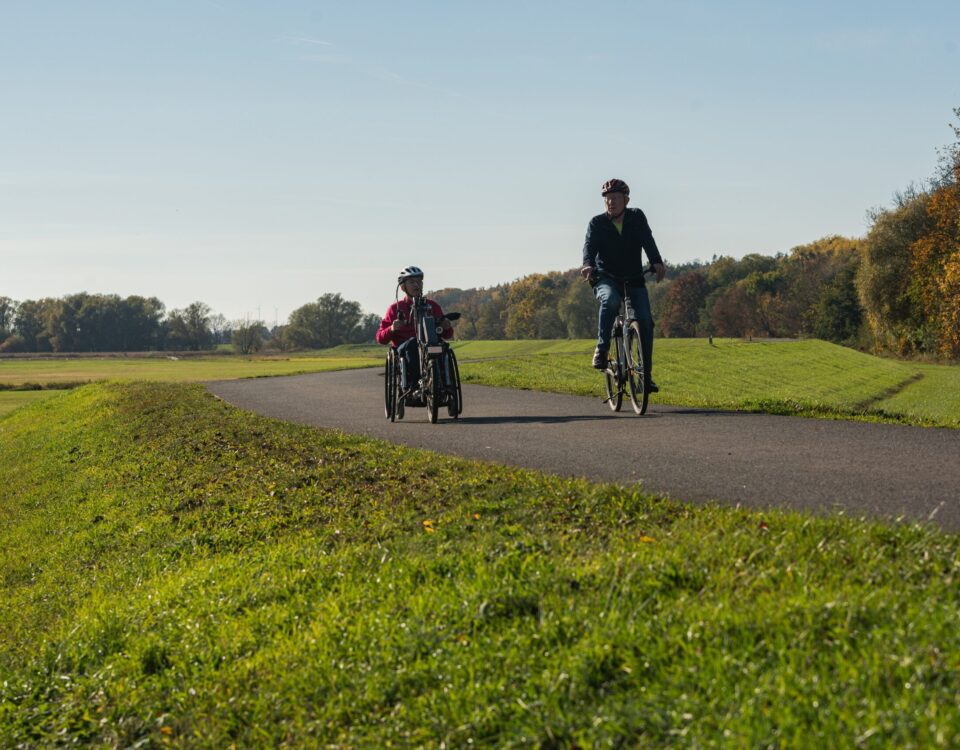 Barrierefreie Radtour im Nationalpark Unteres Odertal