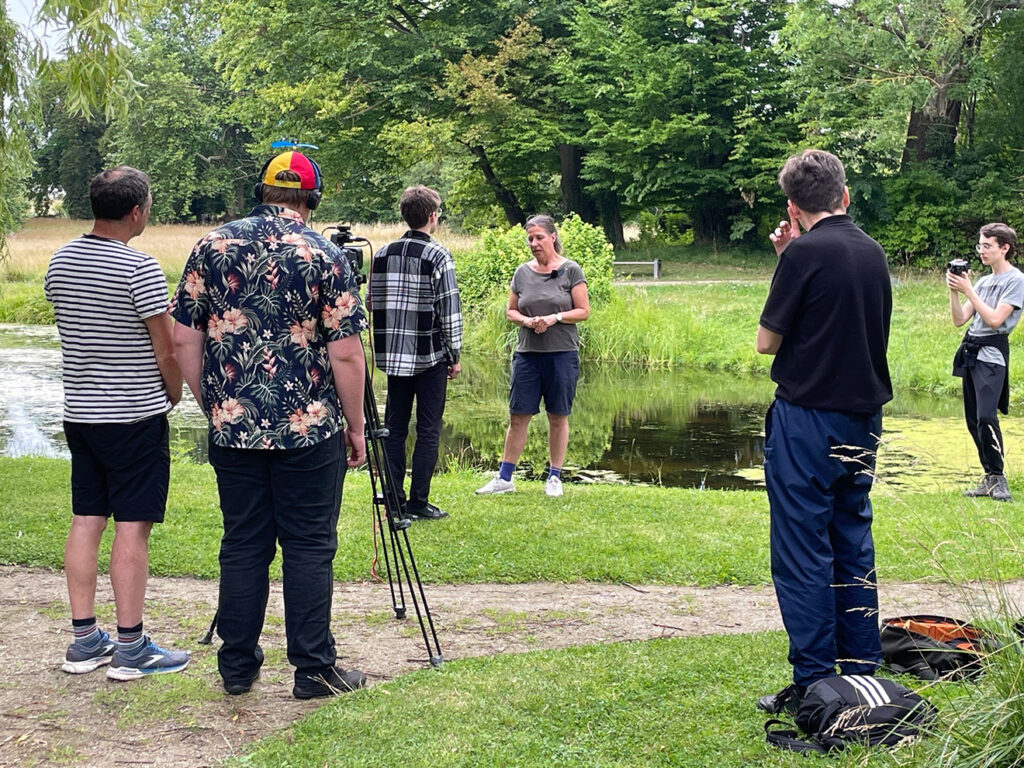 GreenCut-JUMP und Naturwacht begleiten Schülerfilmprojekt im Nationalpark Unteres Odertal